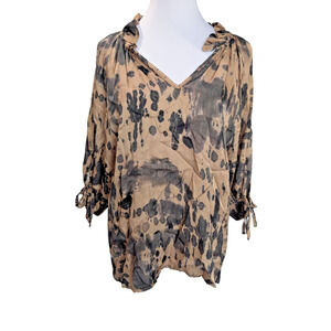 Sofia Women's Size Medium Made in Italy Italian Loose Relaxed Blouse Whimsigoth